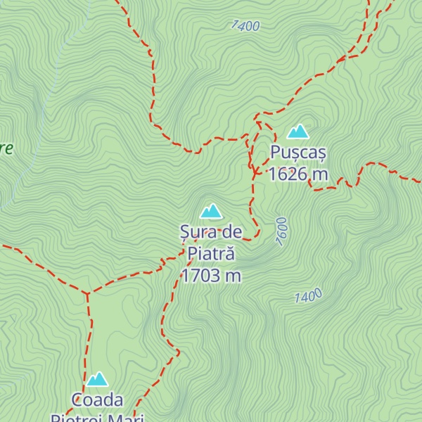Map of Șura de Piatră