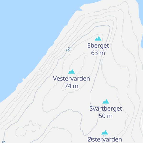 Map of Vestervarden