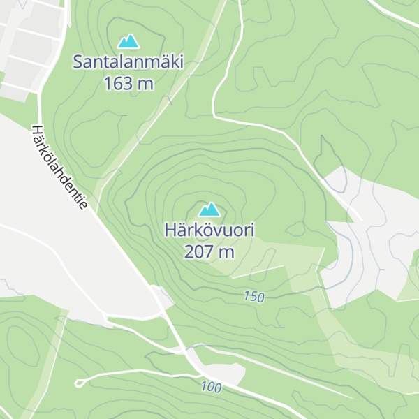 Map of Härkövuori
