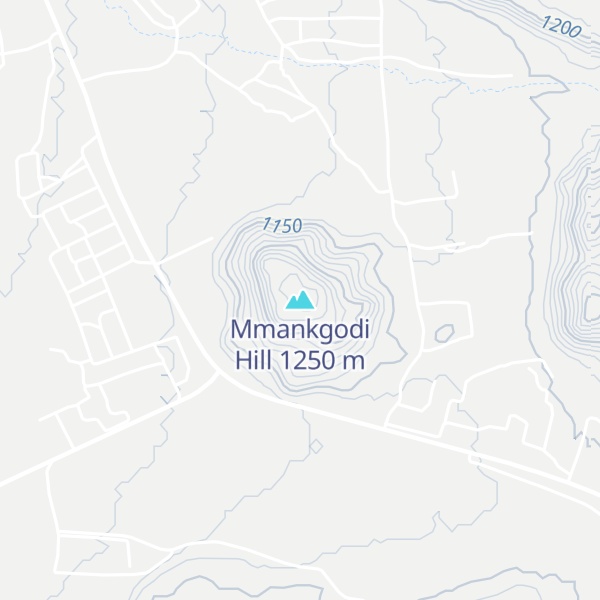Map of Mmankgodi Hill
