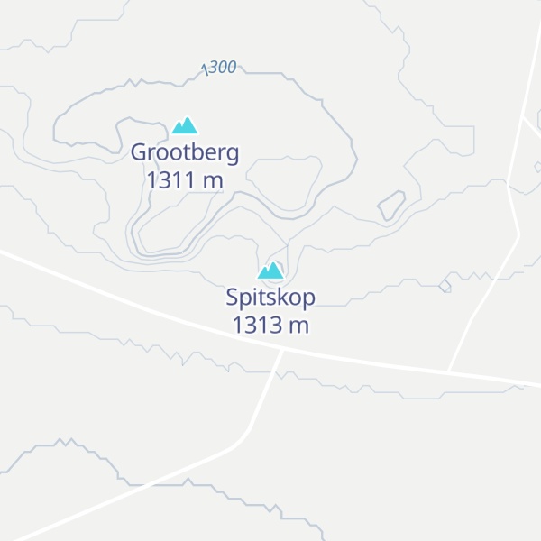 Map of Spitskop