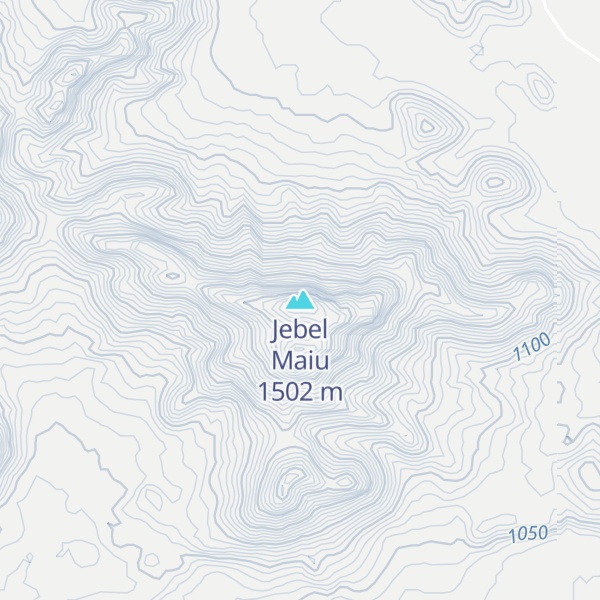 Map of Jebel Maiu