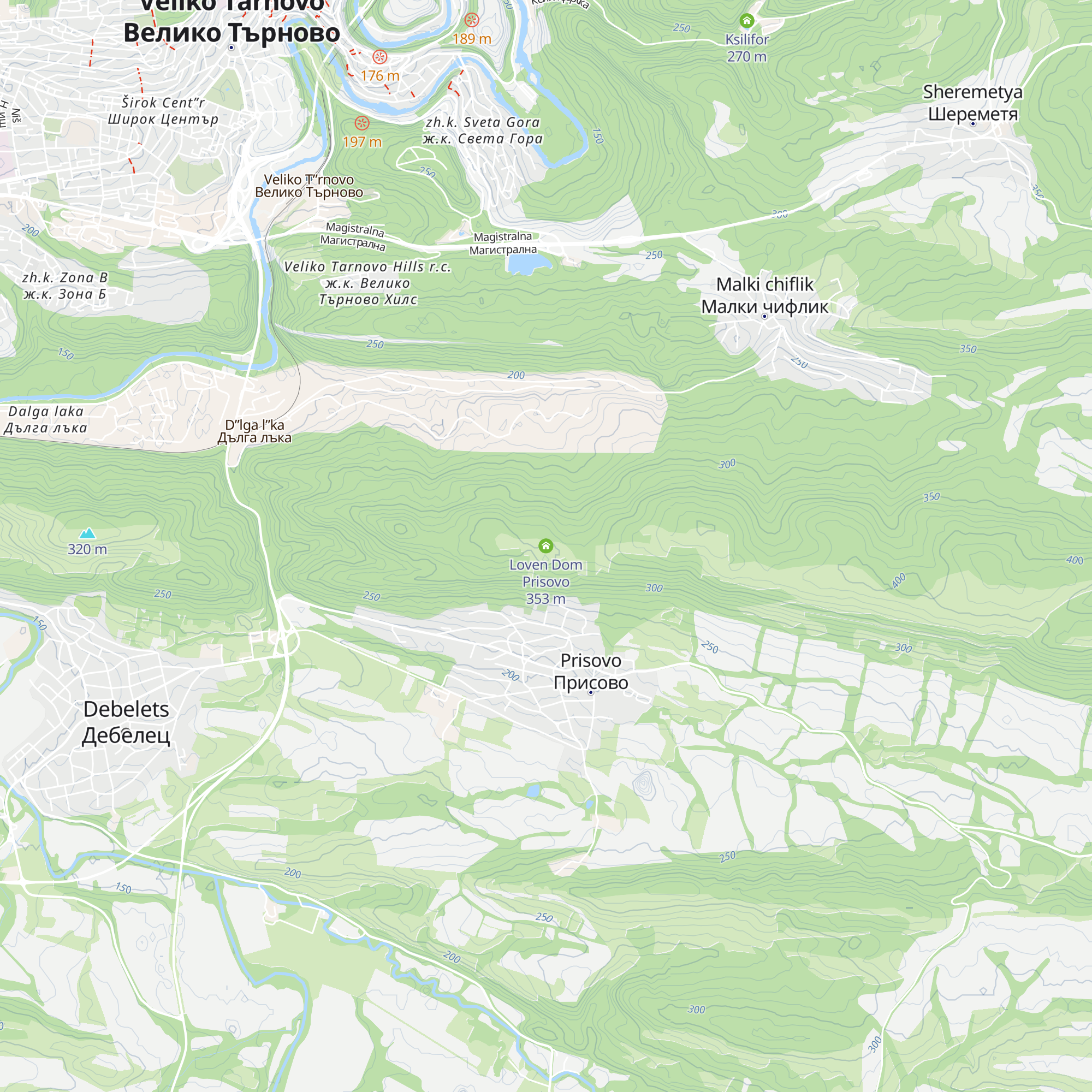 Loven Dom Prisovo map