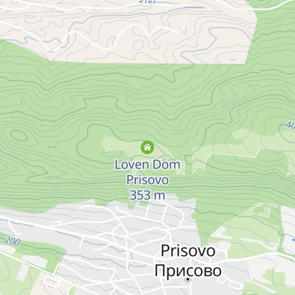 Map of Loven Dom Prisovo