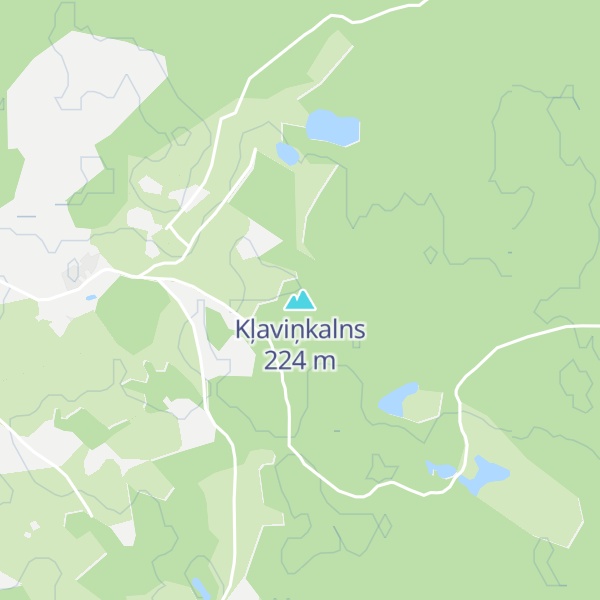 Map of Kļaviņkalns