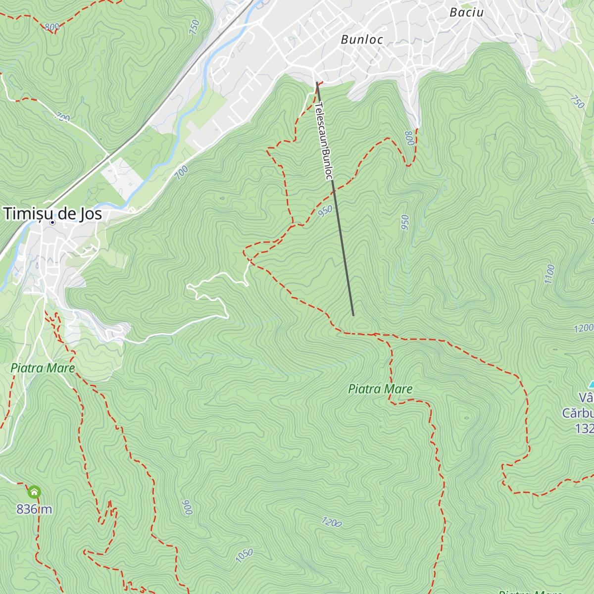 Cabana Sava map