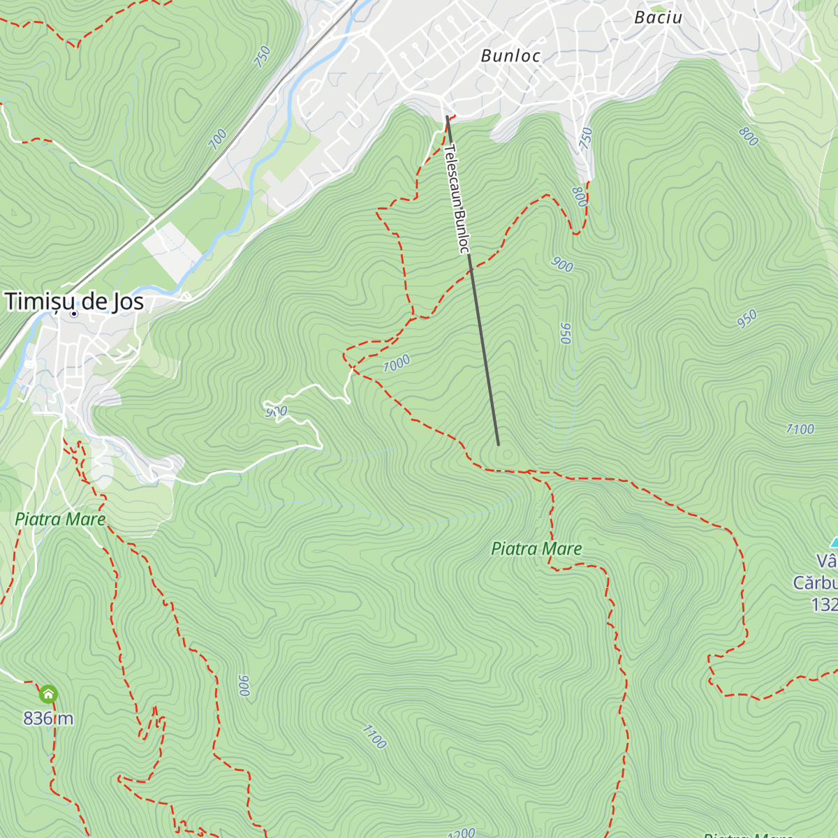 Cabana Sava map