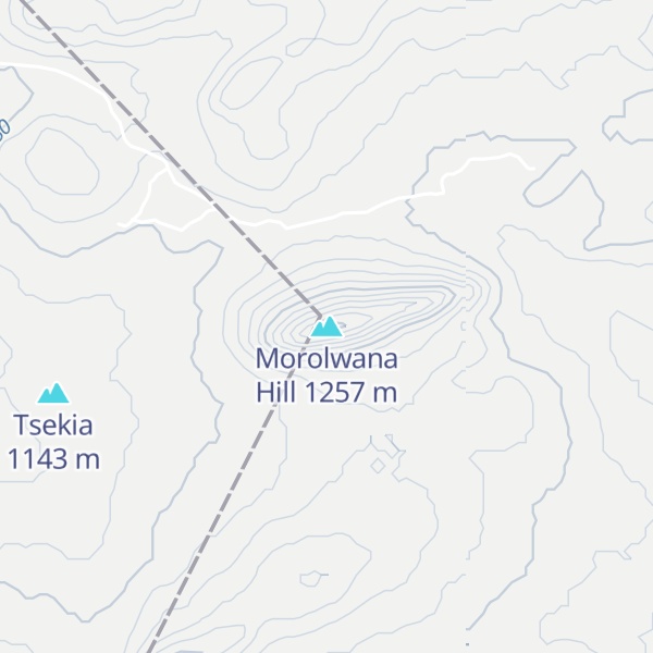 Map of Morolwana Hill