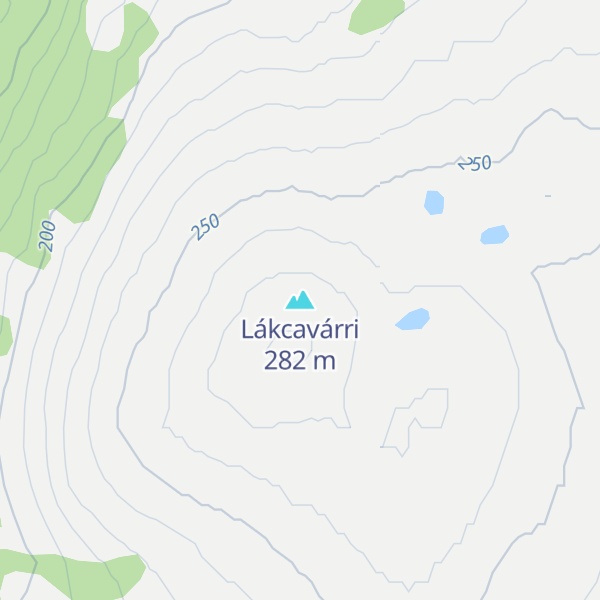 Map of Lákcavárri