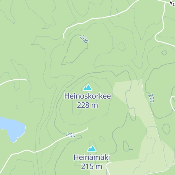 Map of Heinoskorkee