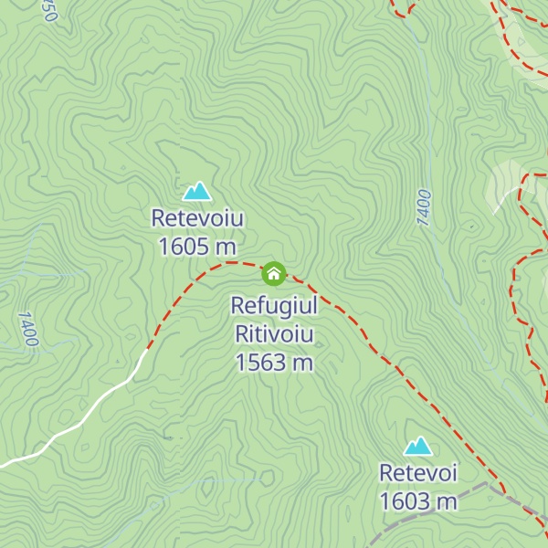 Map of Refugiul Ritivoiu