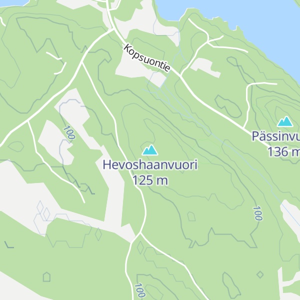 Map of Hevoshaanvuori