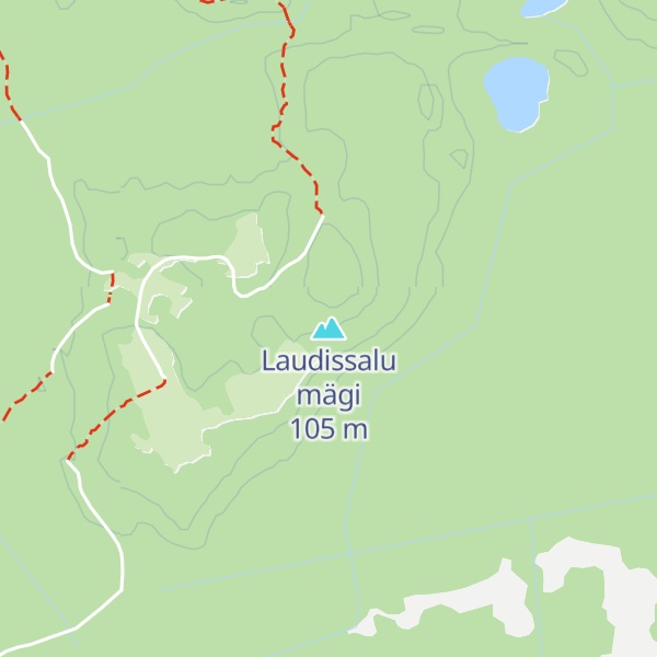 Map of Laudissalu mägi