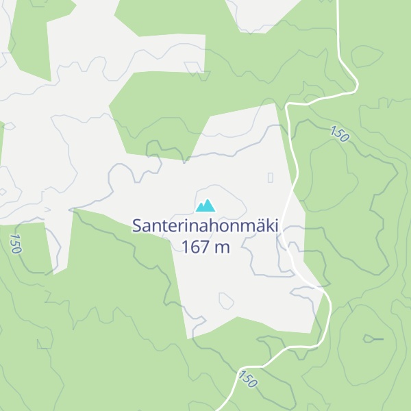 Map of Santerinahonmäki