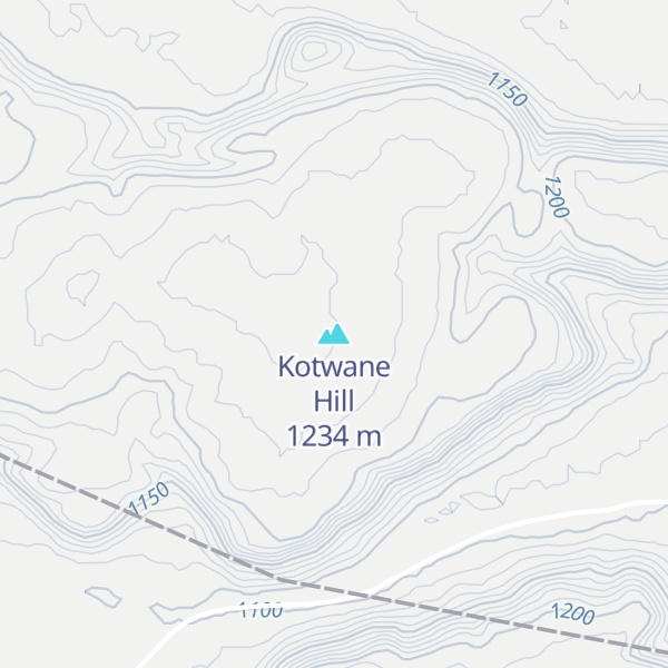 Map of Kotwane Hill