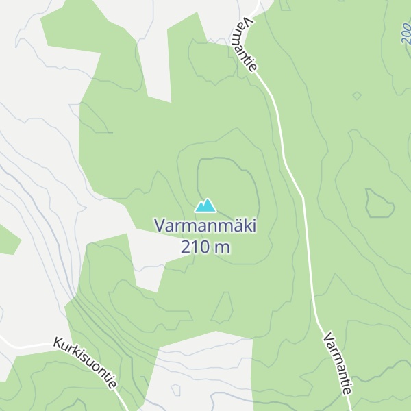 Map of Varmanmäki