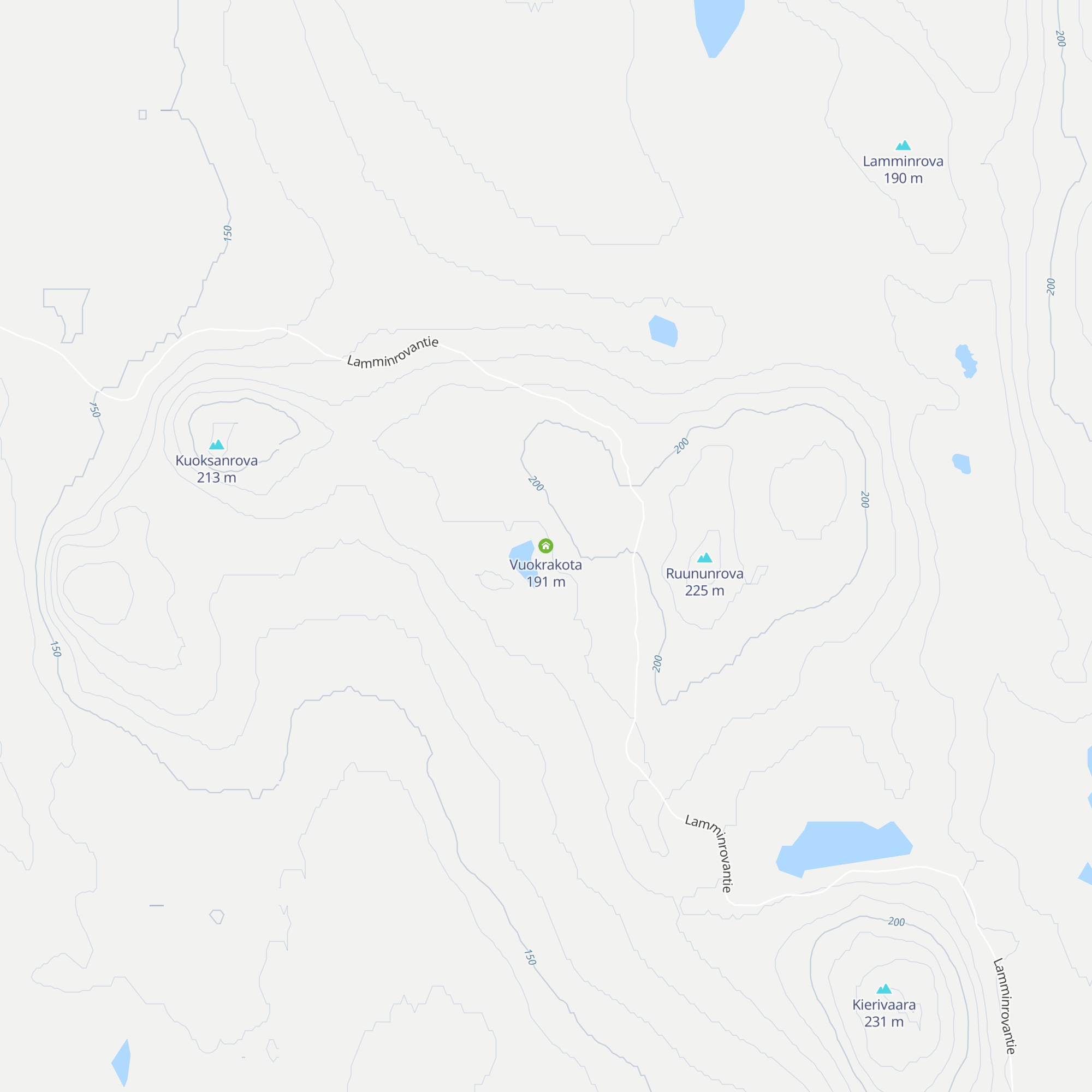 Vuokrakota map