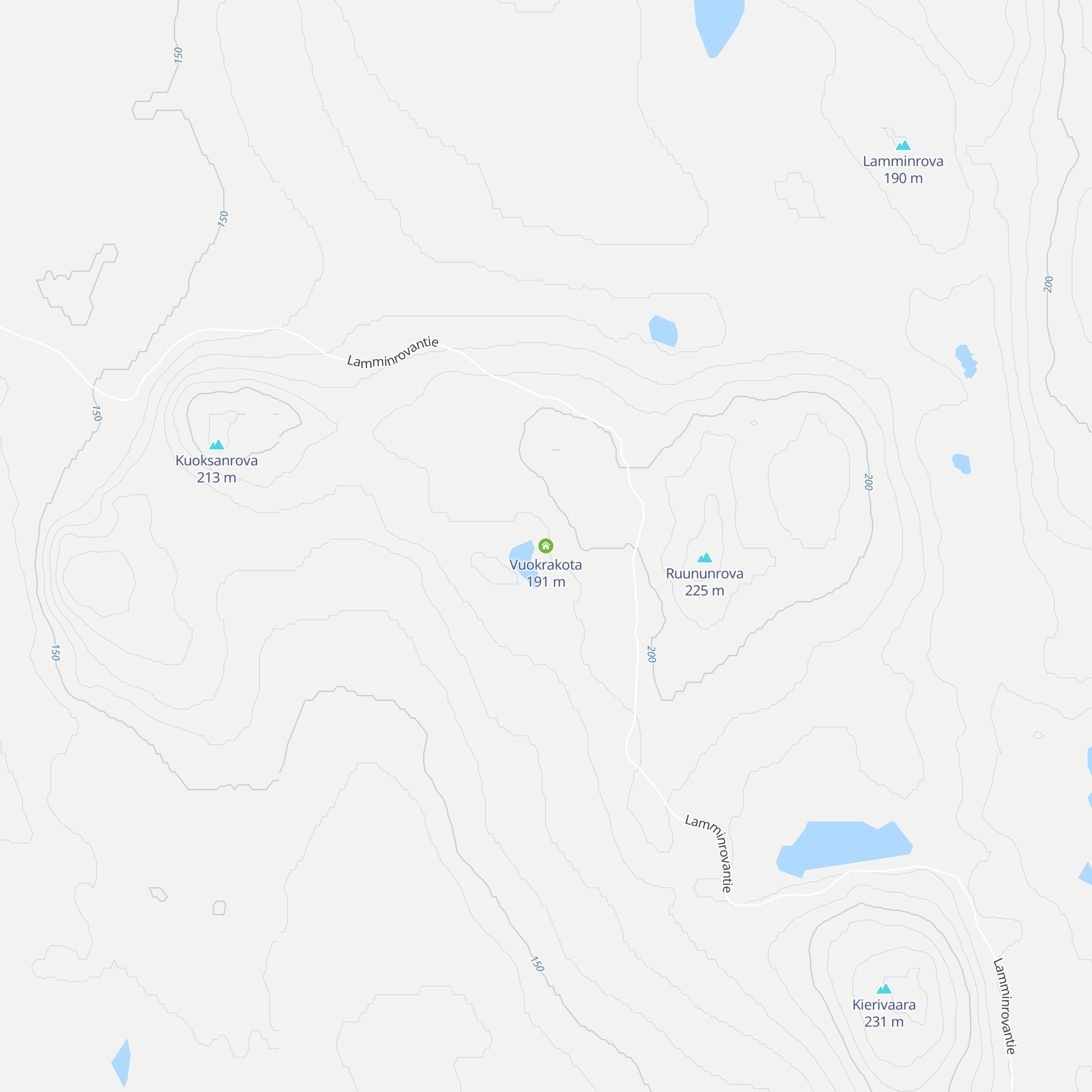 Vuokrakota map