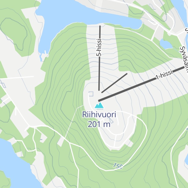 Map of Riihivuoren Kota