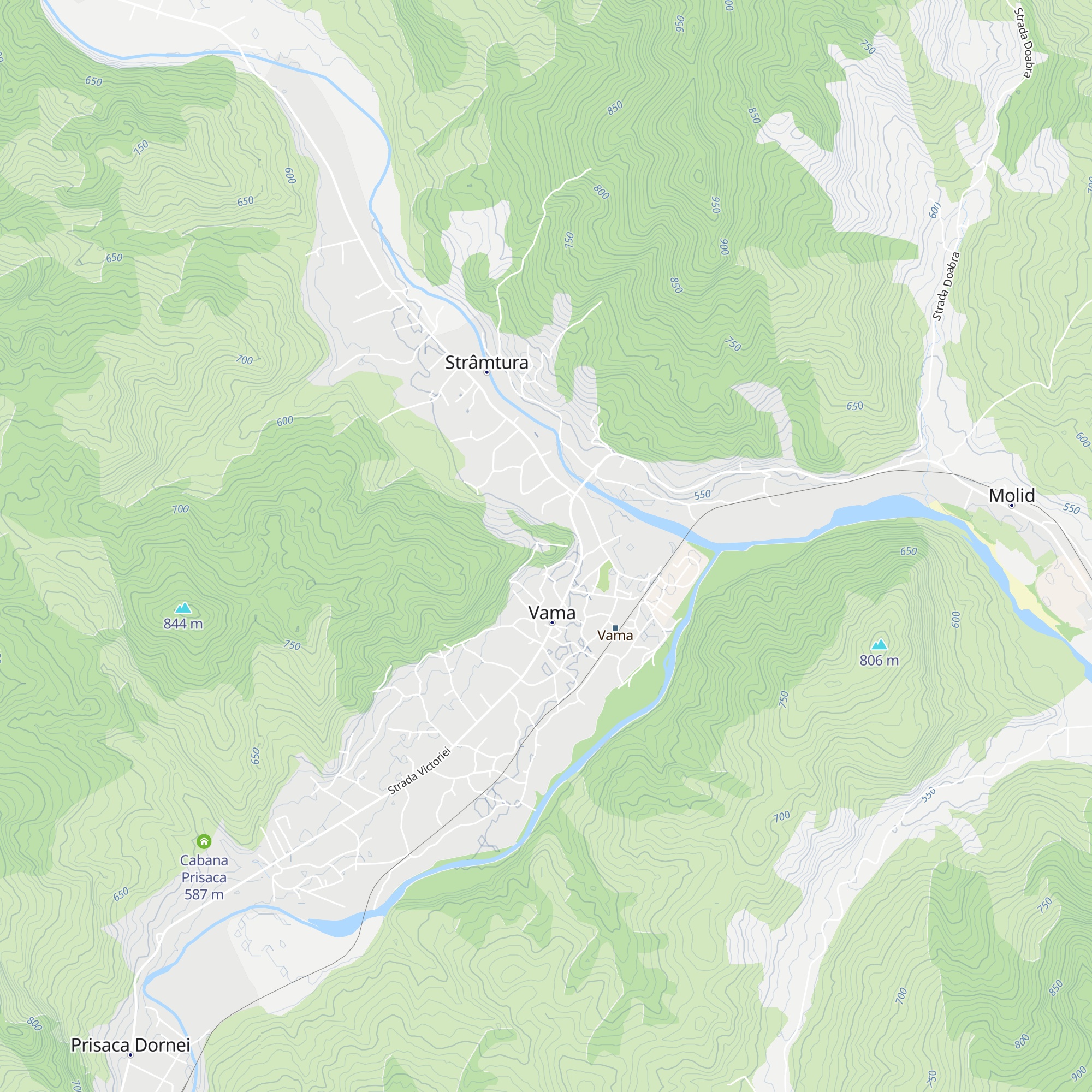 Cabana Ionela map