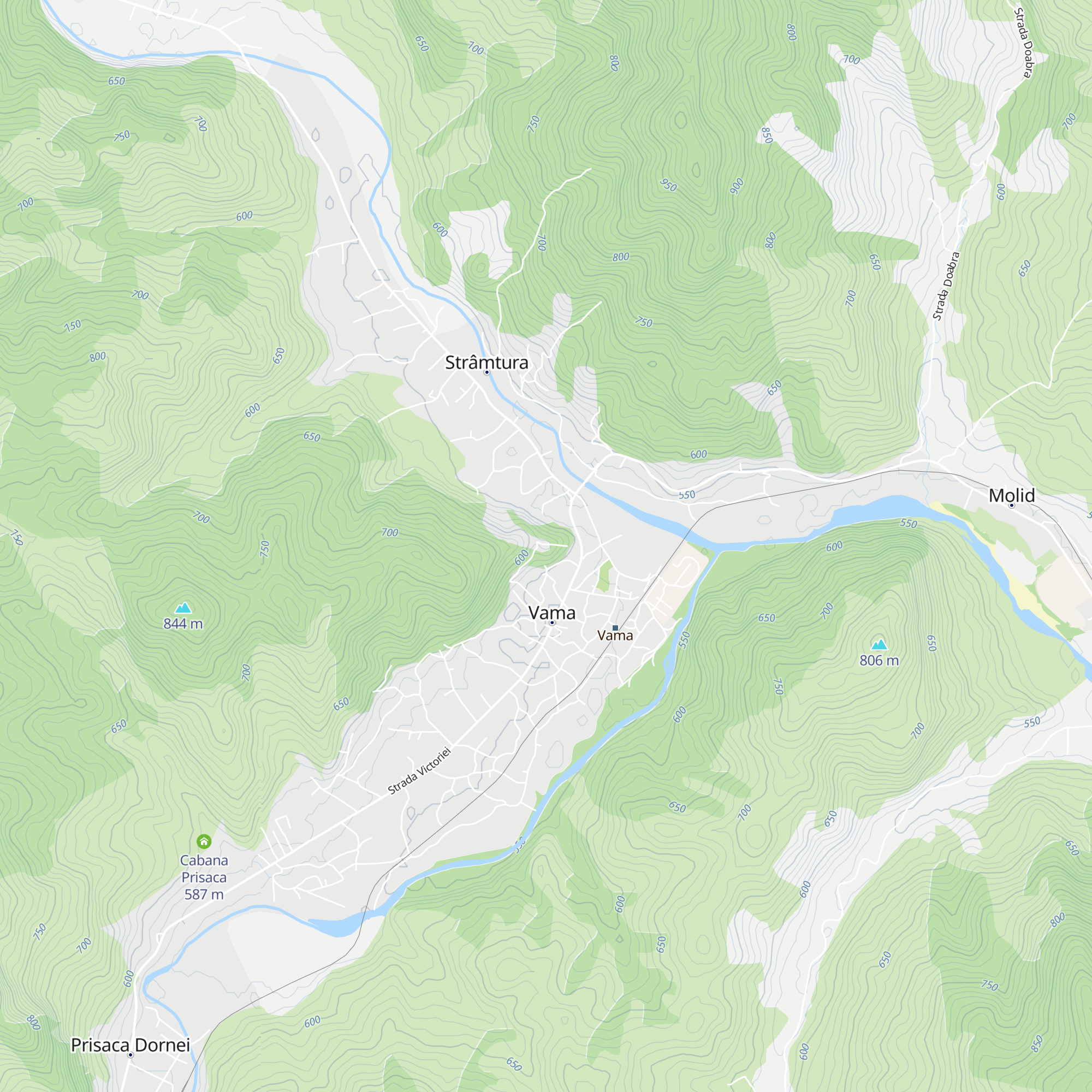 Cabana Ionela map