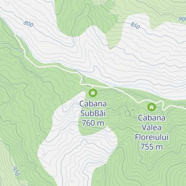 Map of Cabana SubBăi
