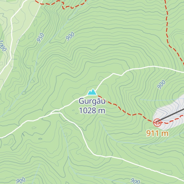 Map of Gurgău