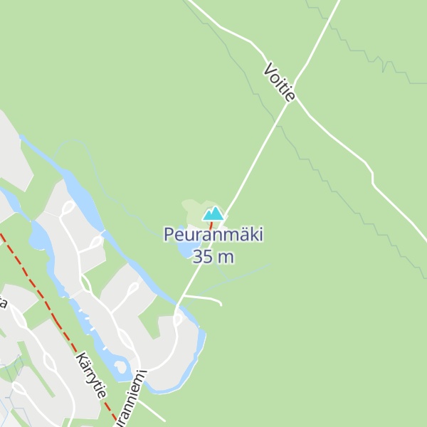 Map of Peuranmäki
