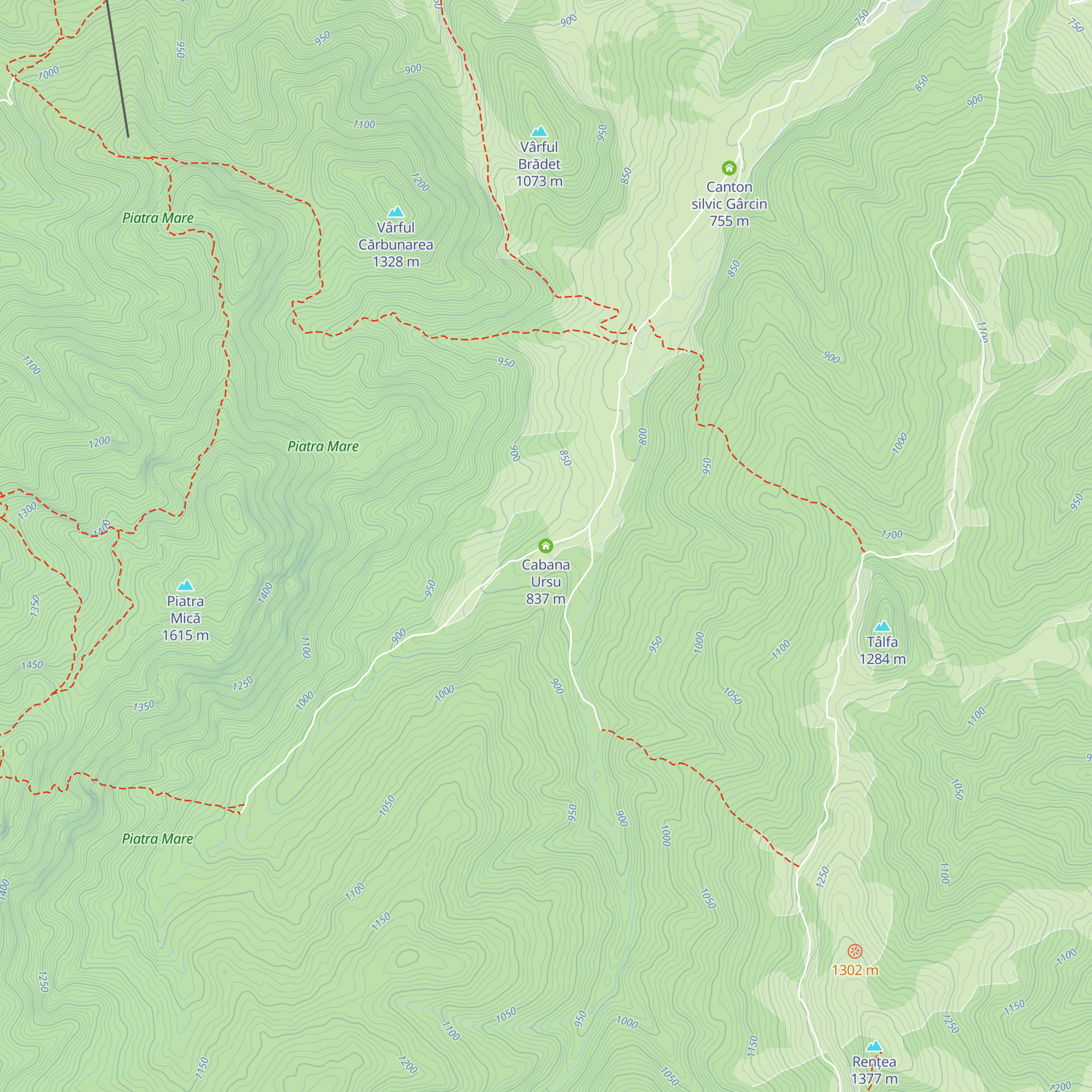 Cabana Ursu map