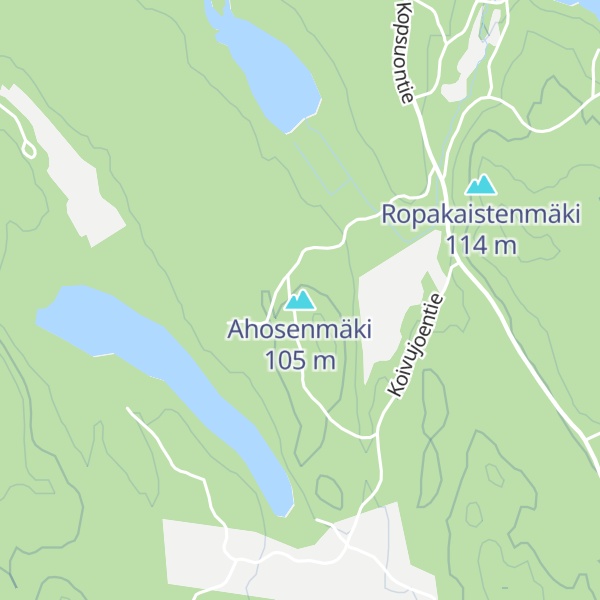 Map of Ahosenmäki