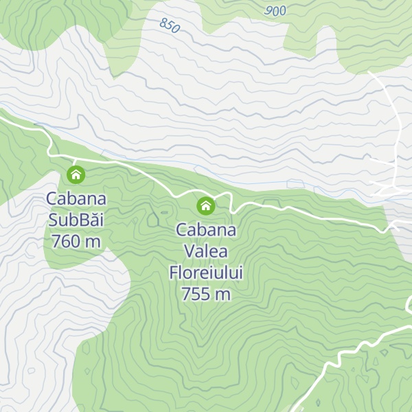 Map of Cabana Valea Floreiului