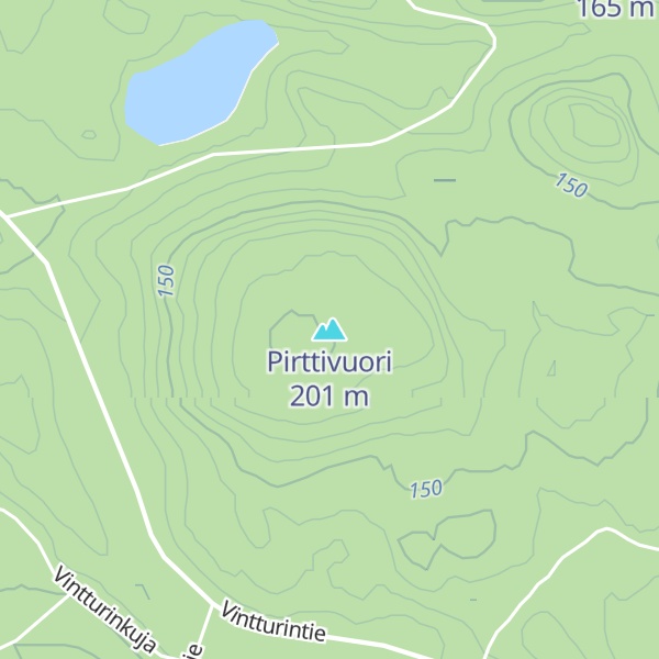 Map of Pirttivuori
