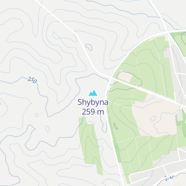 Map of Shybyna