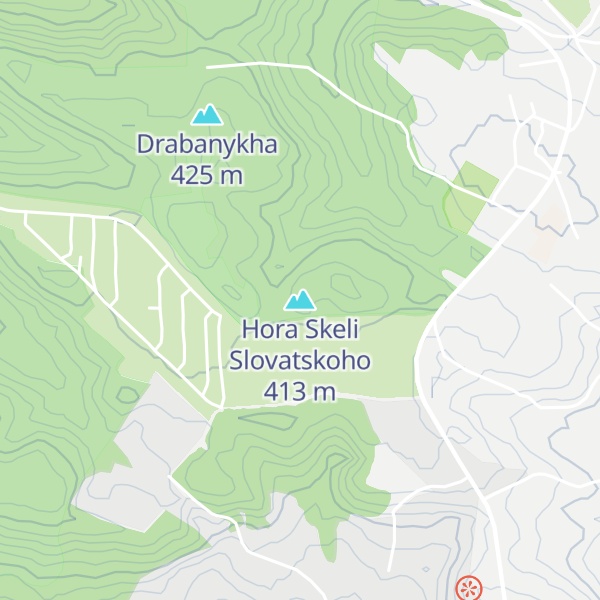 Map of Hora Skeli Slovatskoho