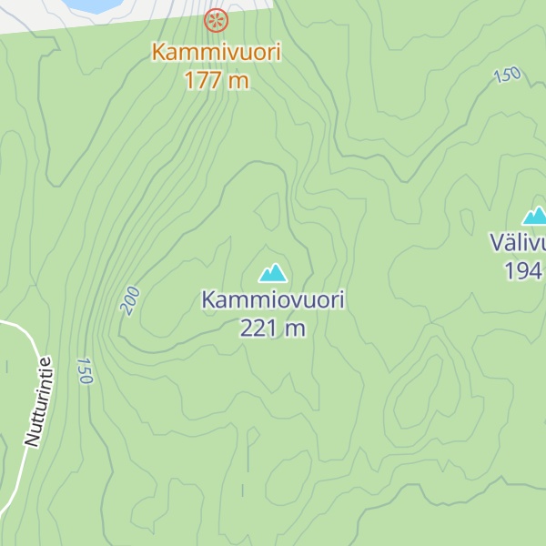 Map of Kammiovuori