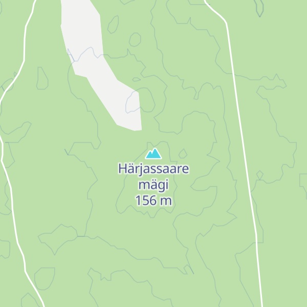 Map of Härjassaare mägi