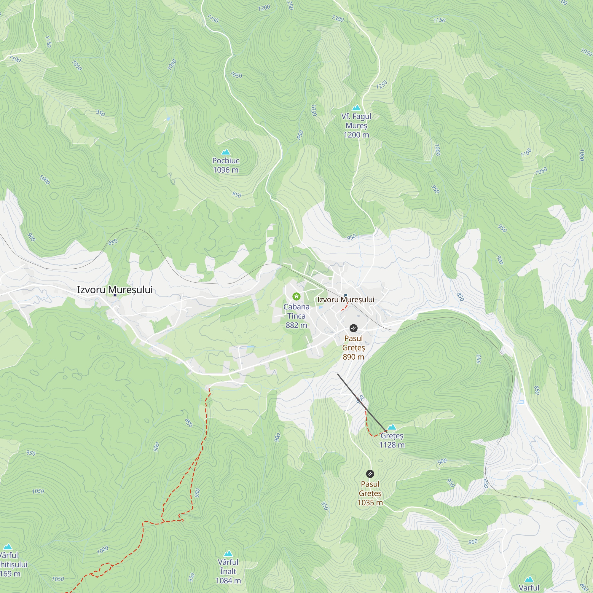 Cabana Tinca map
