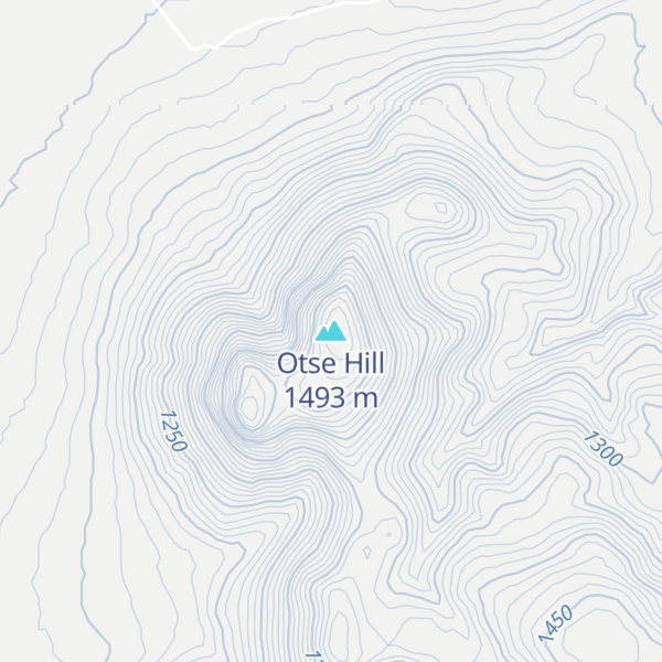 Map of Otse Hill
