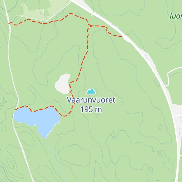 Map of Vaarunvuoret