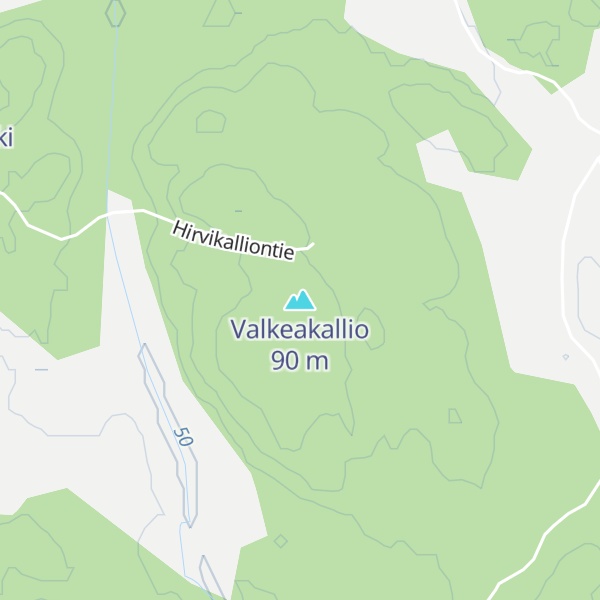 Map of Valkeakallio