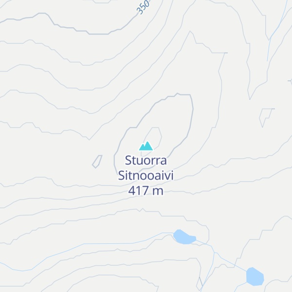 Map of Stuorra Sitnooaivi