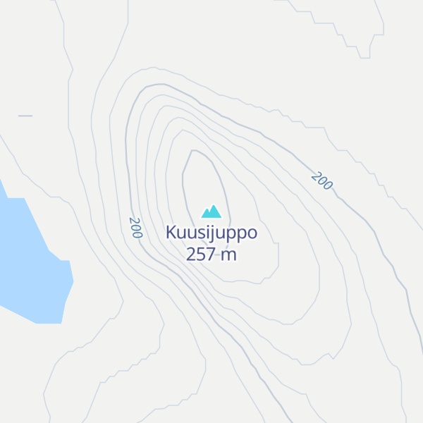 Map of Kuusijuppo