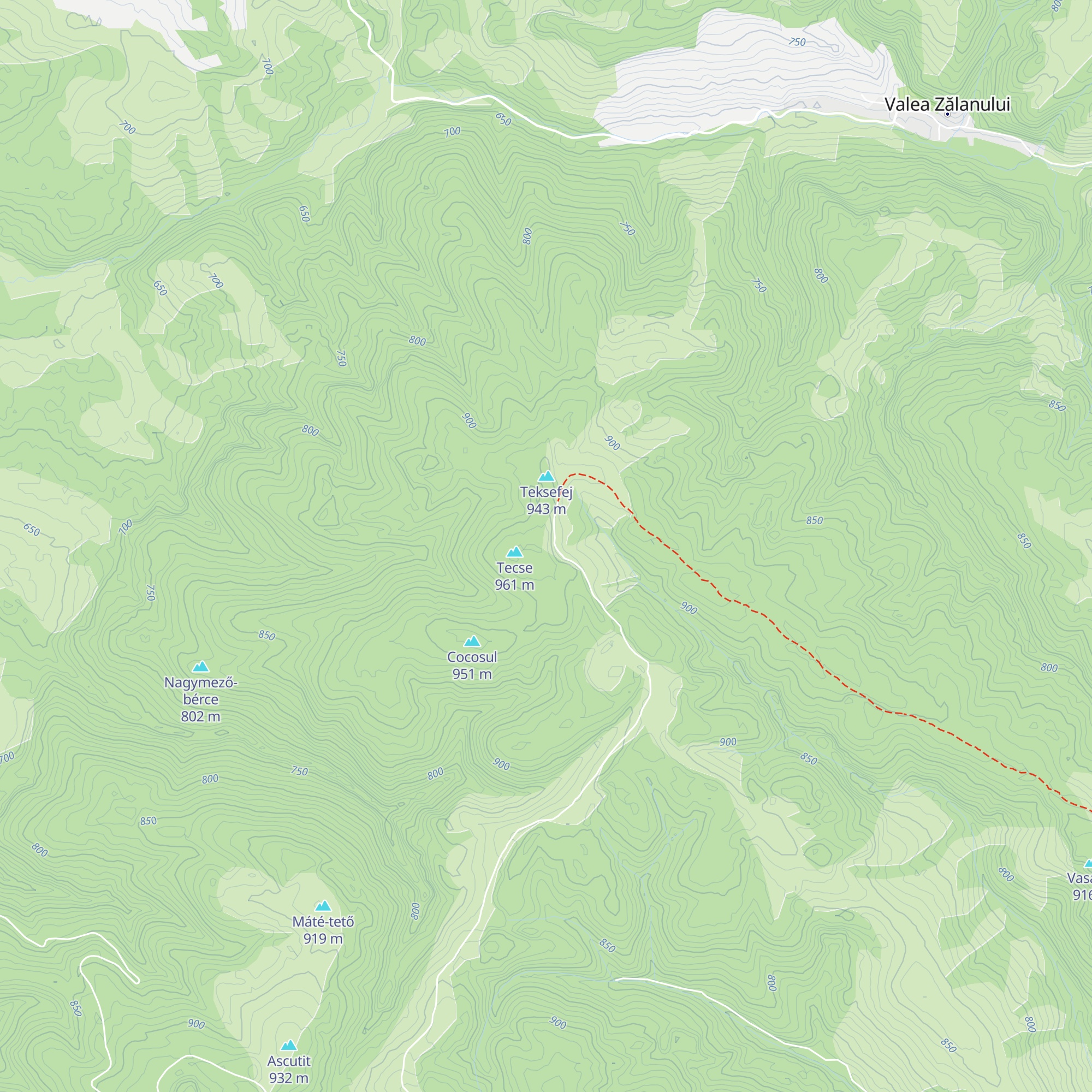 Refugiul Trei Hotare map