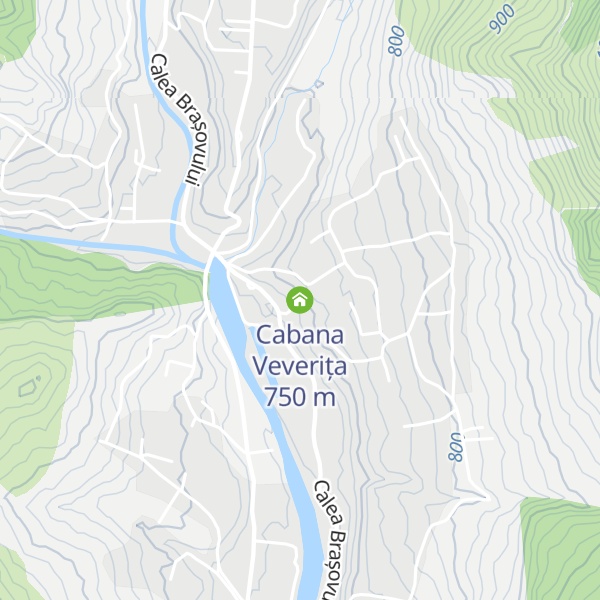 Map of Cabana Veverița
