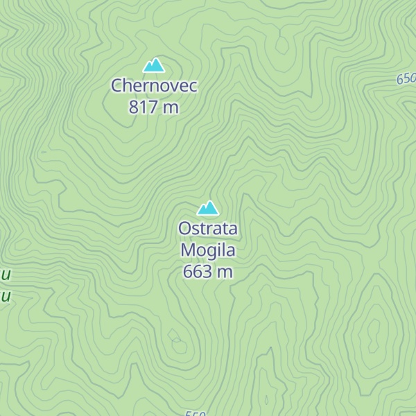 Map of Ostrata Mogila
