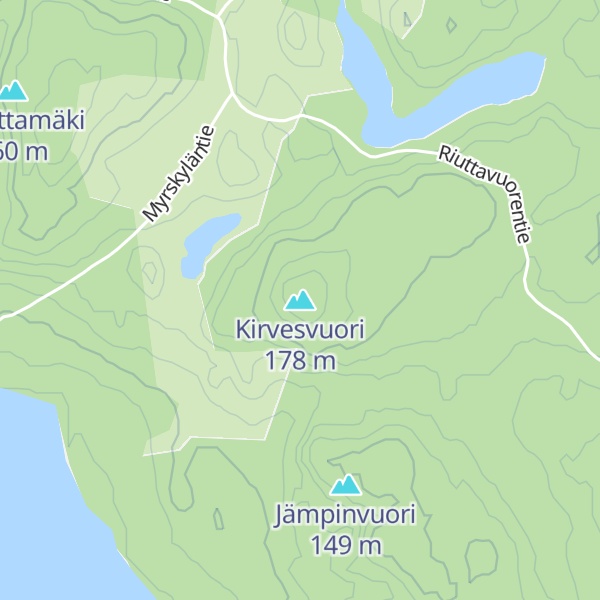 Map of Kirvesvuori