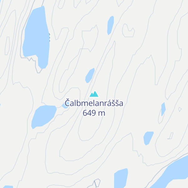 Map of Čalbmelanrášša
