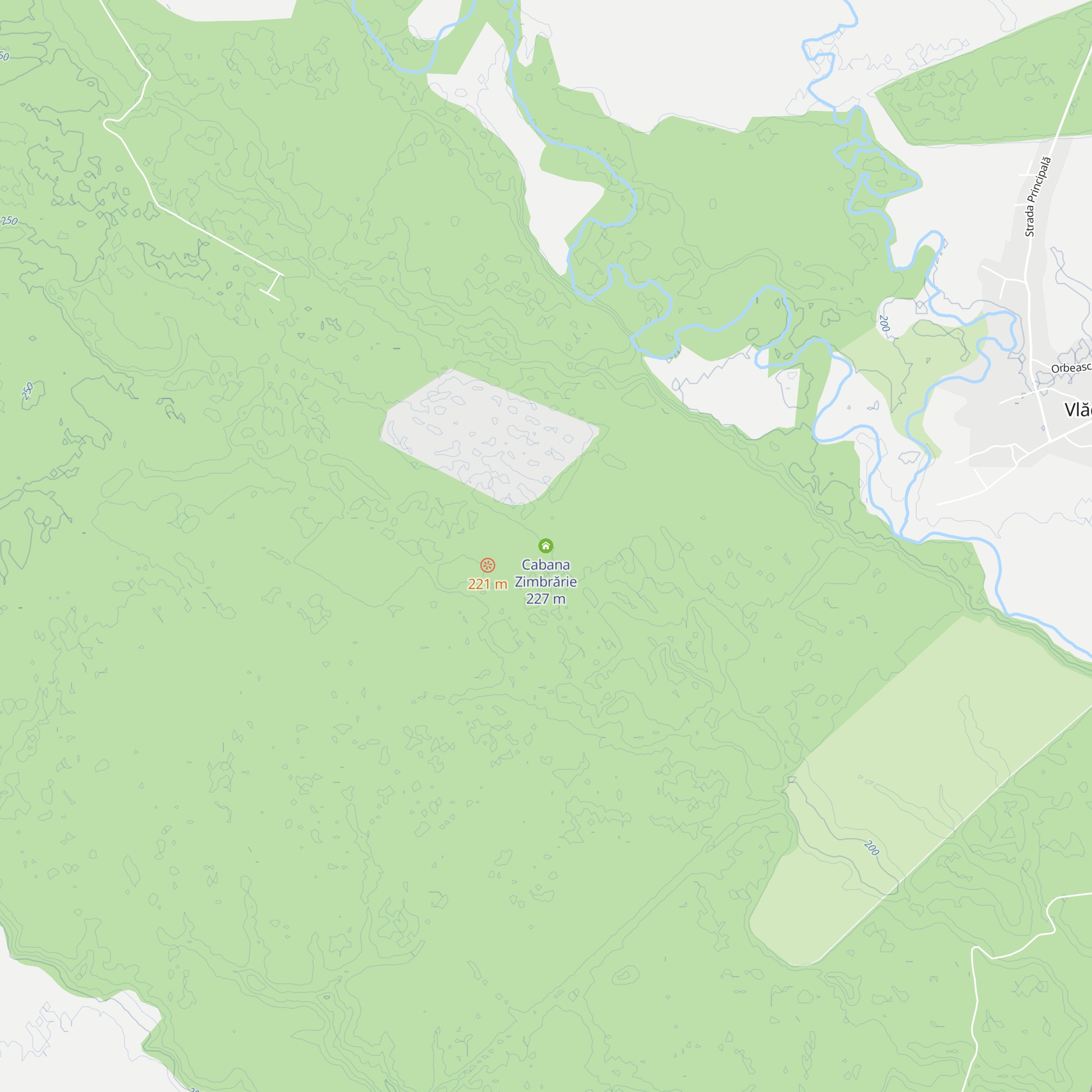 Cabana Zimbrărie map