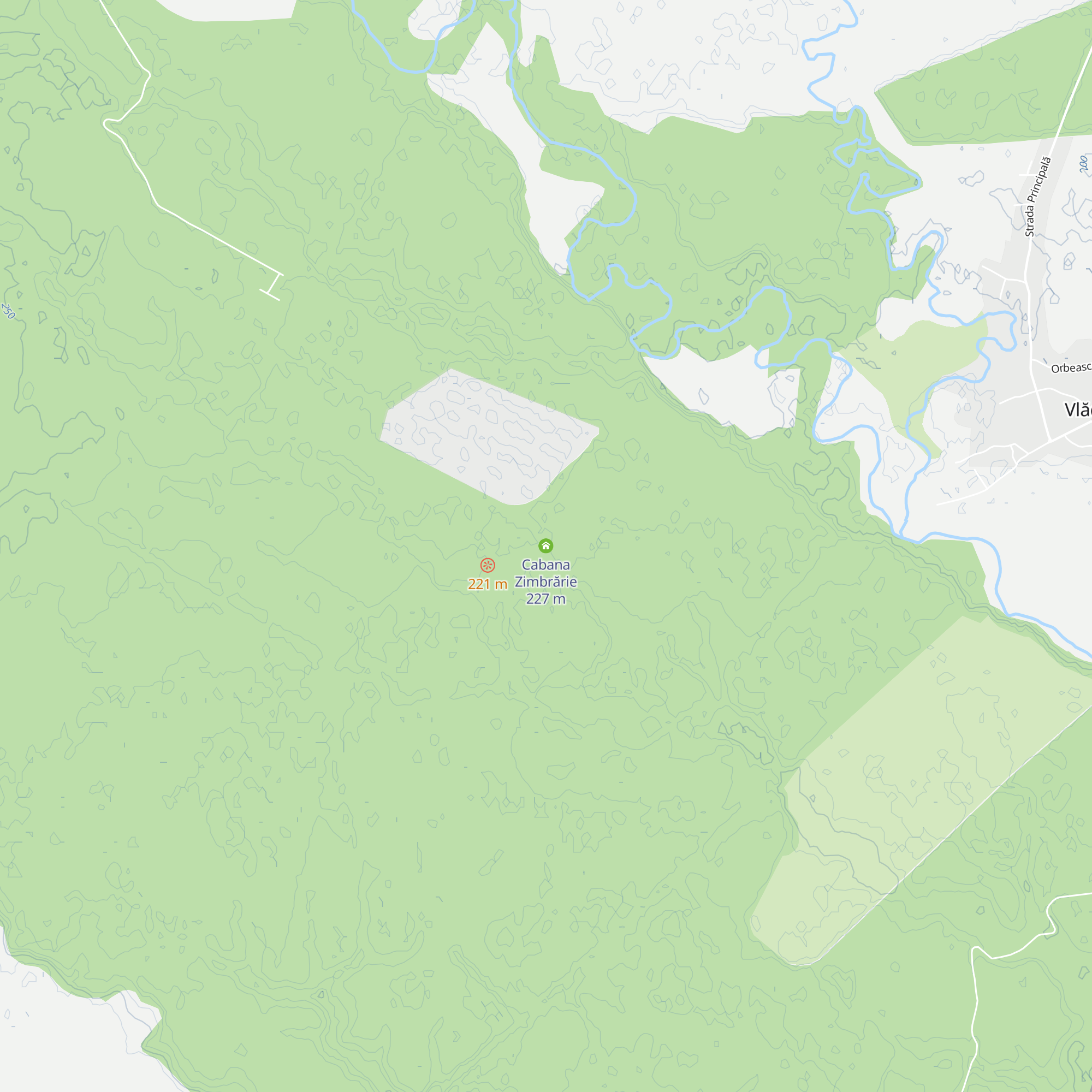 Cabana Zimbrărie map