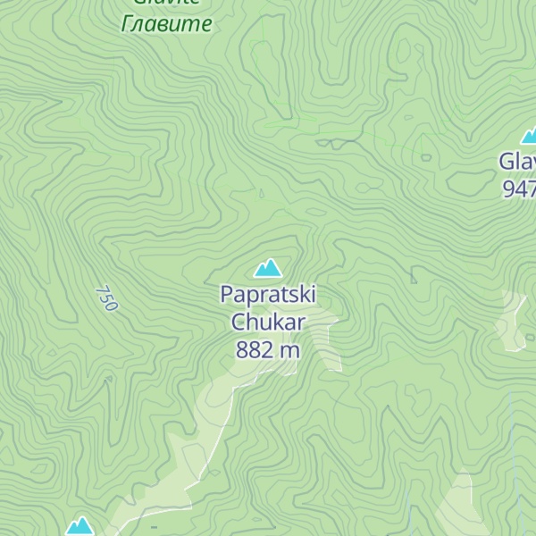 Map of Papratski Chukar